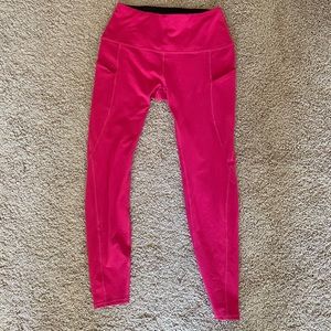 Pink leggings WITH POCKETS!!!